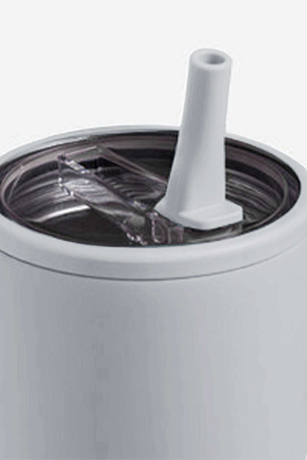 Rose Red Frosted Stainless Handle Large Vacuum Cup with Straw 40oz