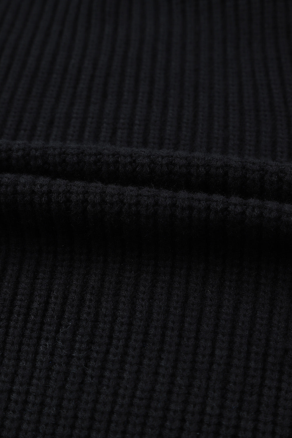 Open Front Cable Sleeve Long Cardigan